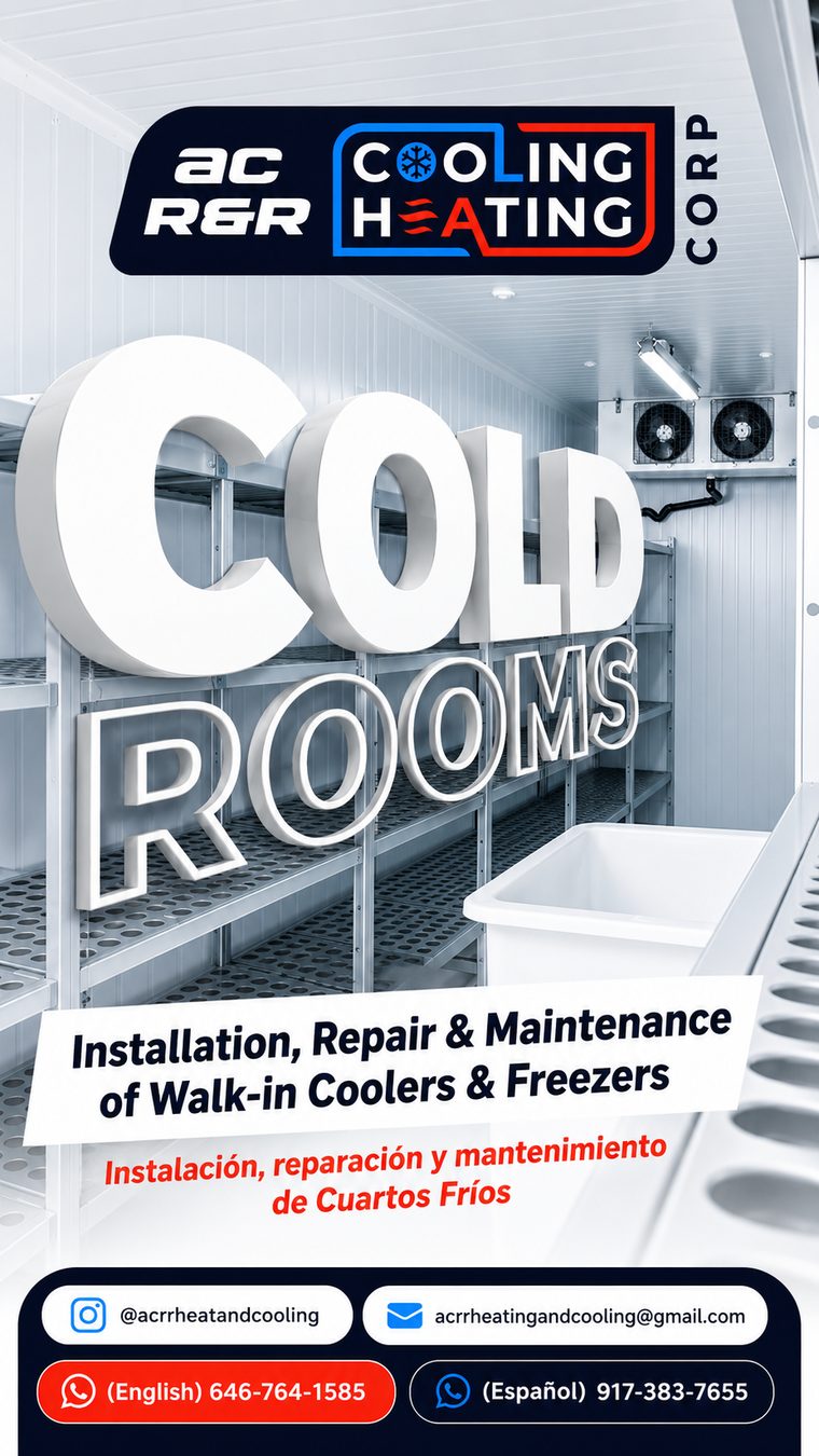 AC R&R — Cold rooms, walk-in coolers & freezers